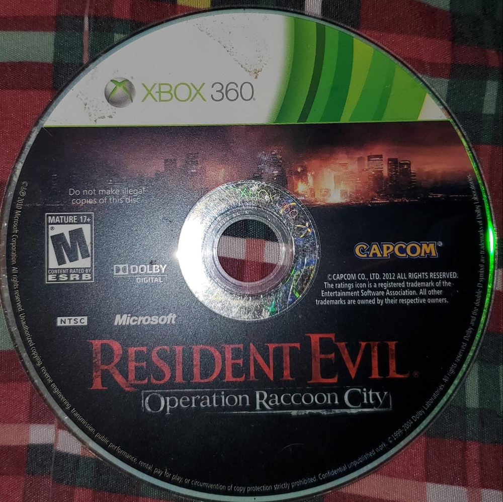 5 for $25 | Xbox 360 Resident Evil Operation Raccoon City Capcom - UNTESTED